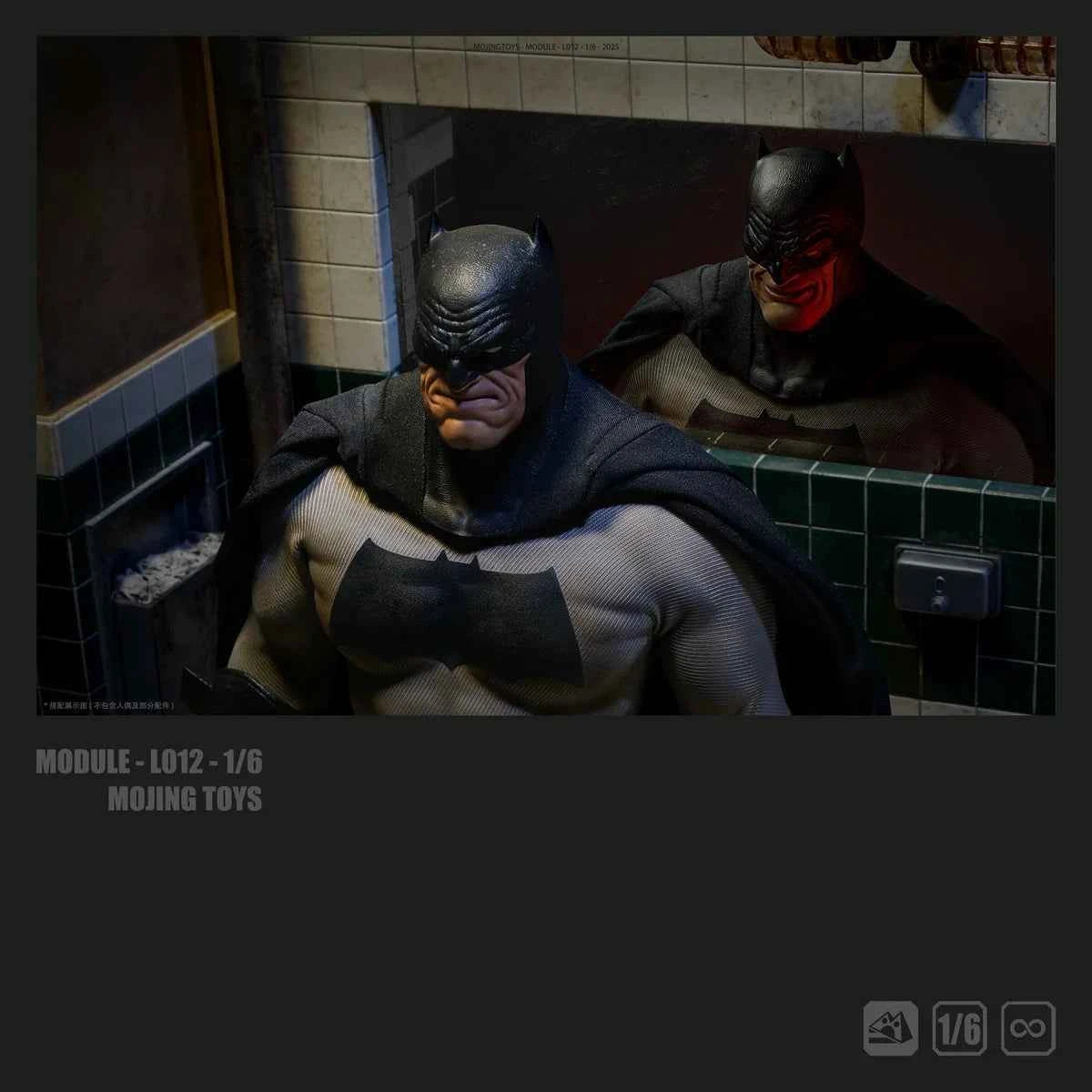 Module Series mOjingToys JOKER Toilet Scene Base L012A  L012B 1/6 Diorama