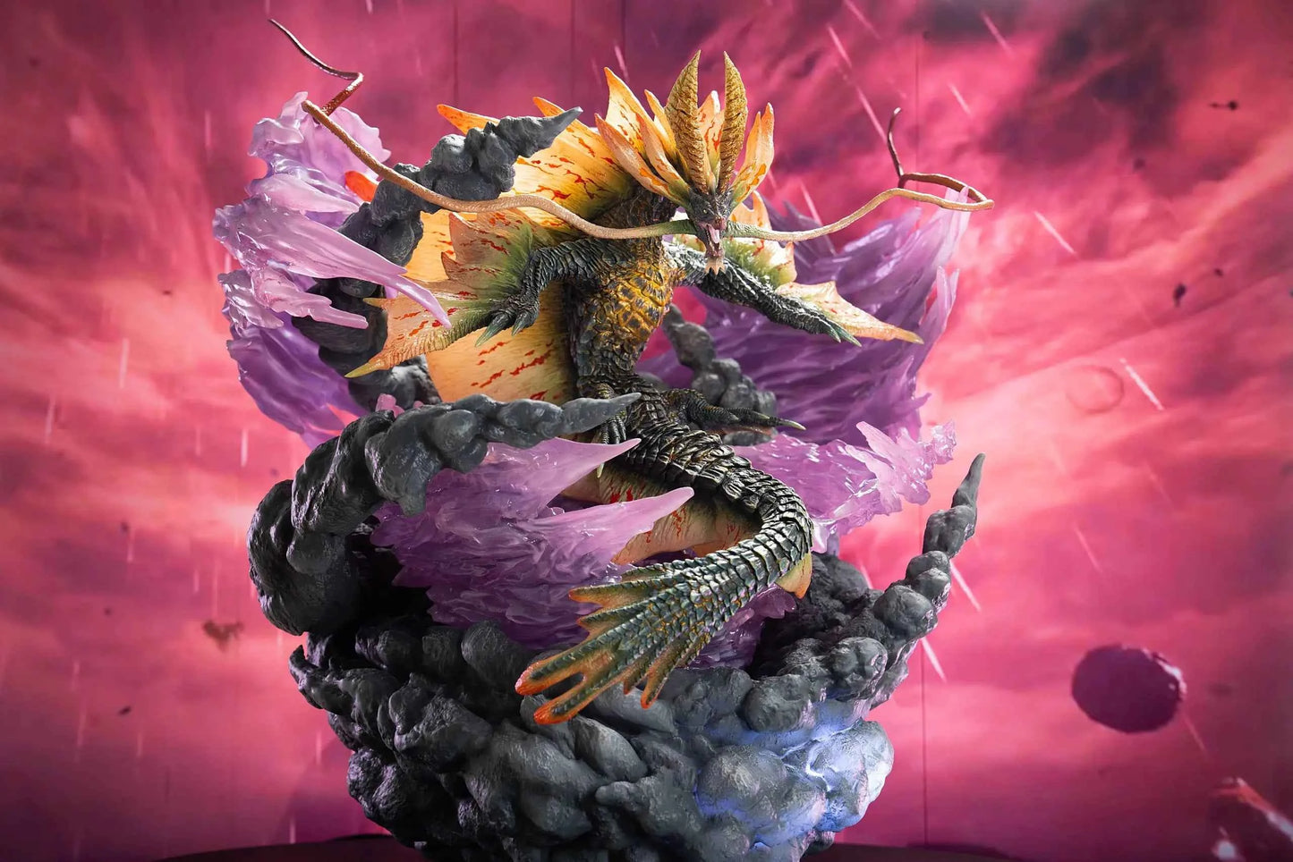 Monster Hunter Dragon Frontier Studio Amatsu Resin Statue