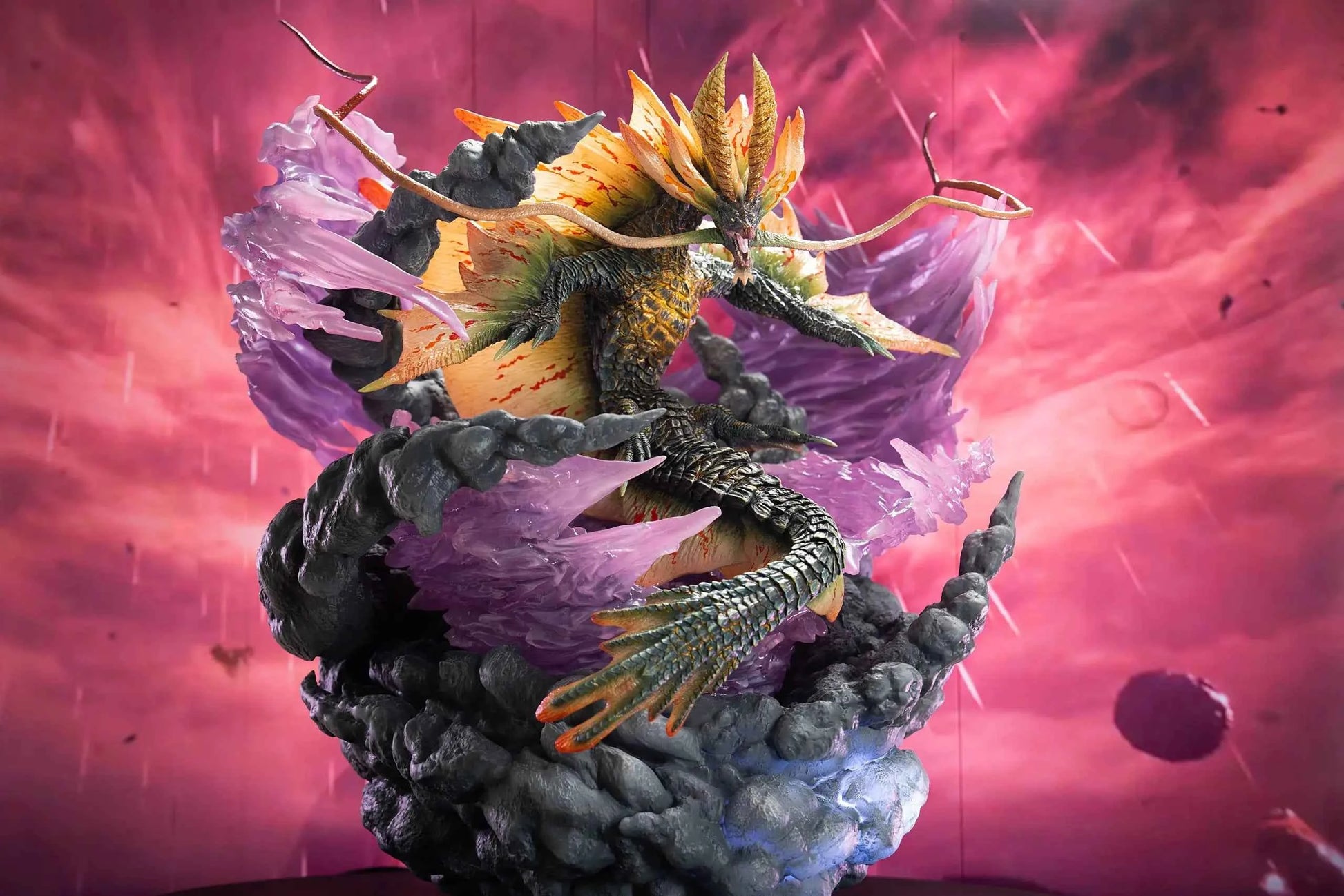 Monster Hunter Dragon Frontier Studio Amatsu Resin Statue