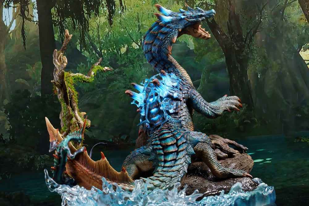 Monster Hunter Dragon Frontier Studio Lagiacrus Resin Statue