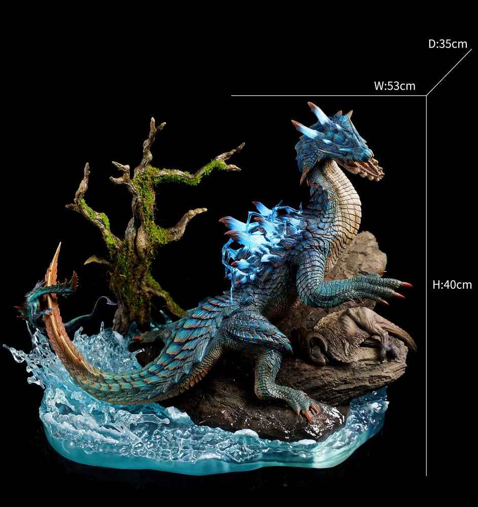 Monster Hunter Dragon Frontier Studio Lagiacrus Resin Statue