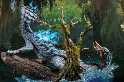 Monster Hunter Dragon Frontier Studio Lagiacrus Resin Statue