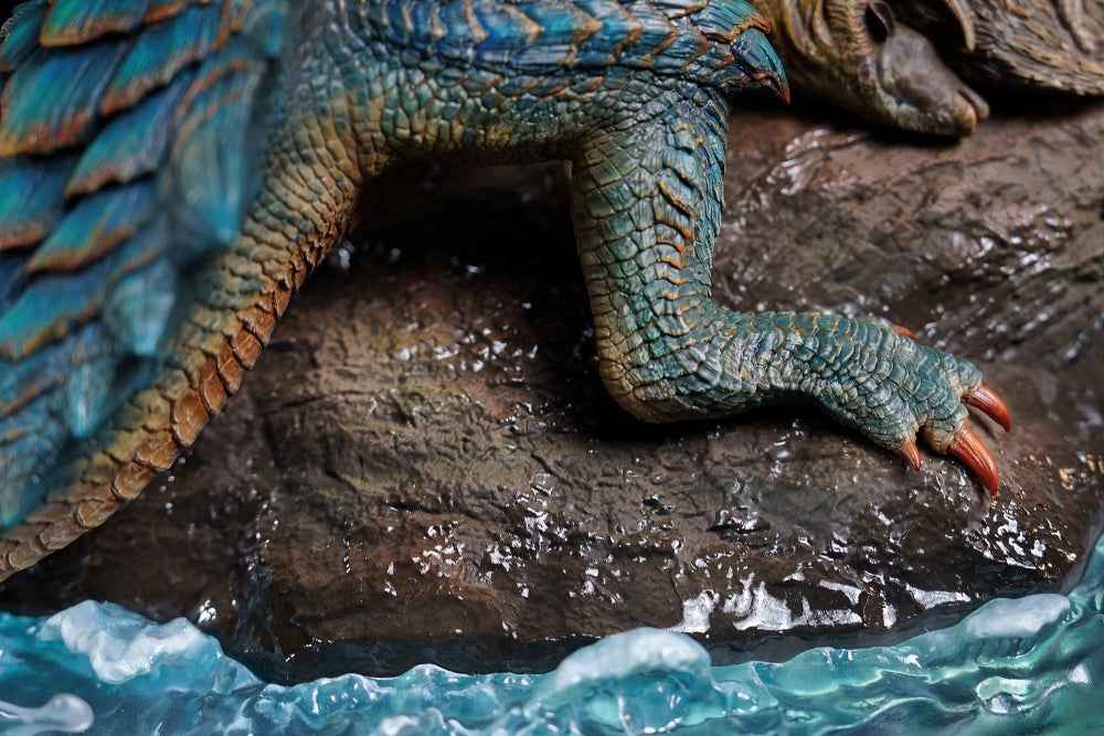 Monster Hunter Dragon Frontier Studio Lagiacrus Resin Statue