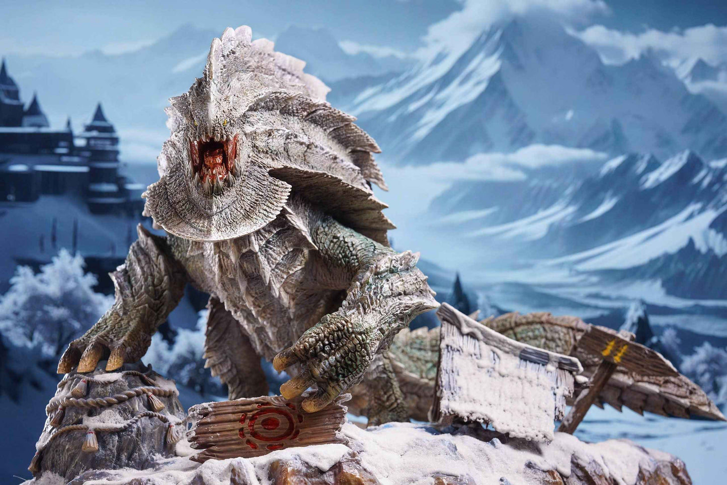 Monster Hunter Dragon Frontier Studio Ukanlos﻿ Resin Statue