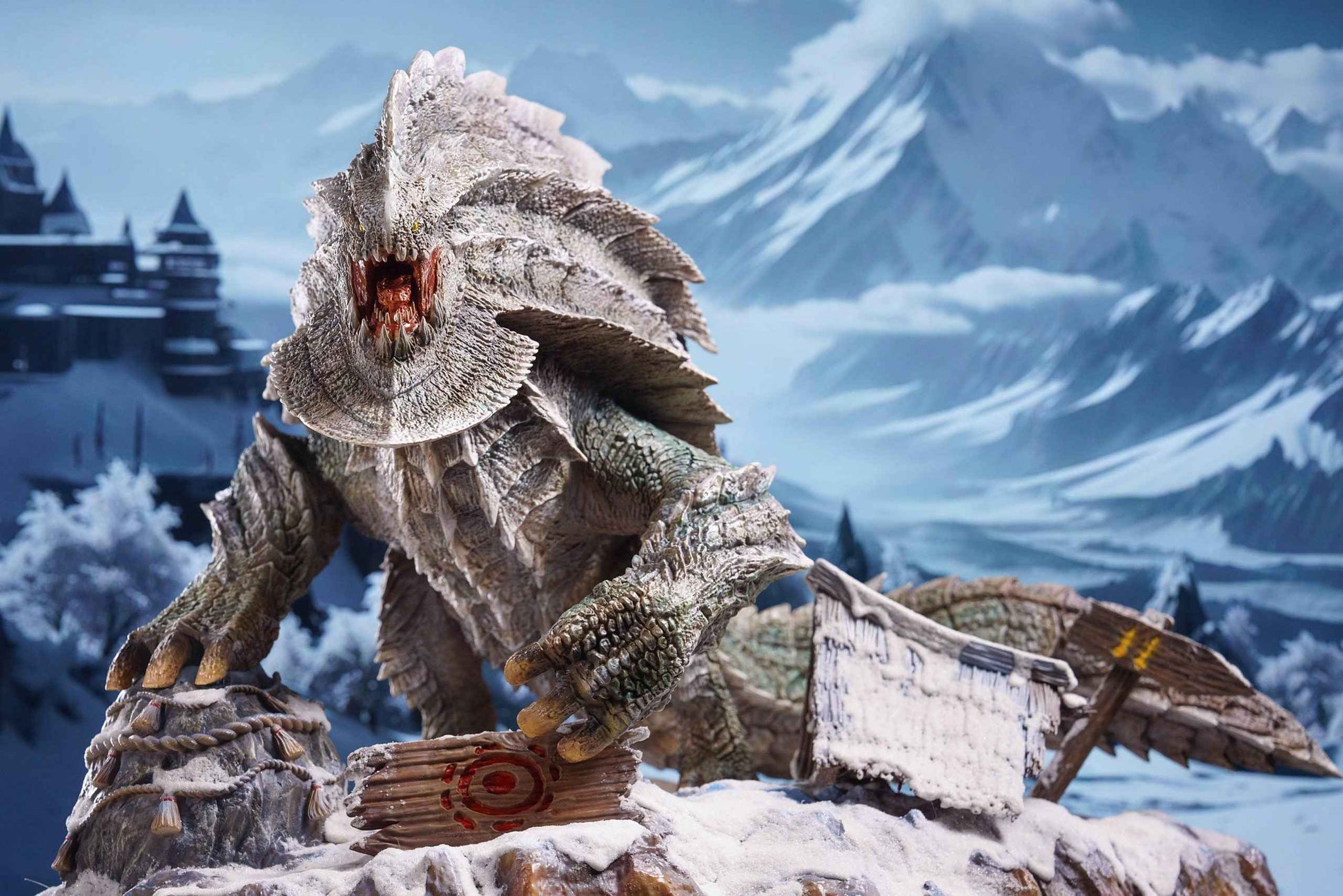 Monster Hunter Dragon Frontier Studio Ukanlos﻿ Resin Statue
