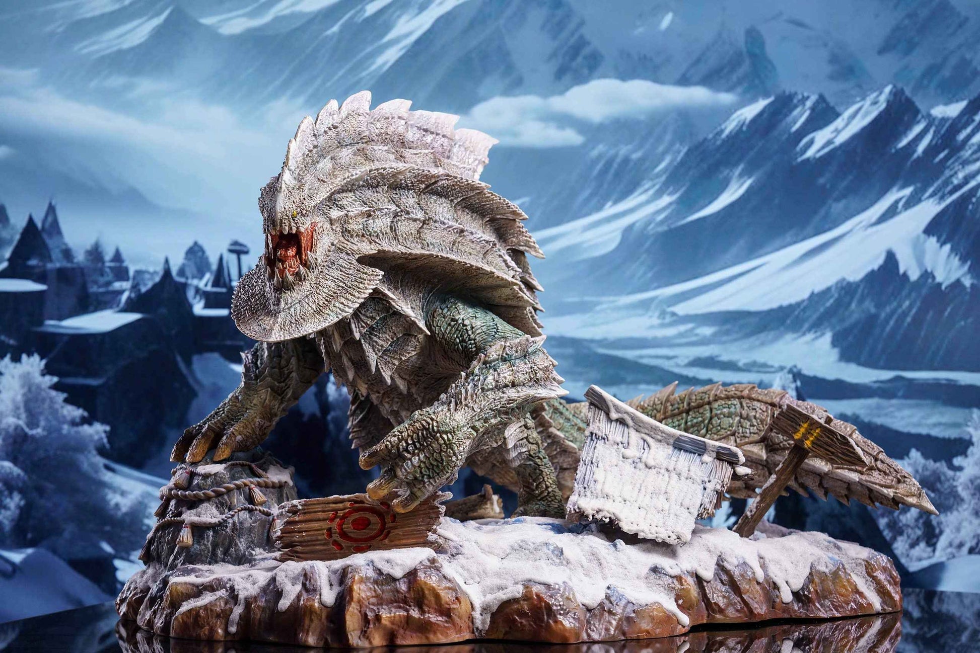 Monster Hunter Dragon Frontier Studio Ukanlos﻿ Resin Statue