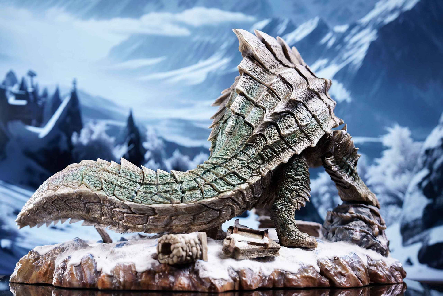 Monster Hunter Dragon Frontier Studio Ukanlos﻿ Resin Statue