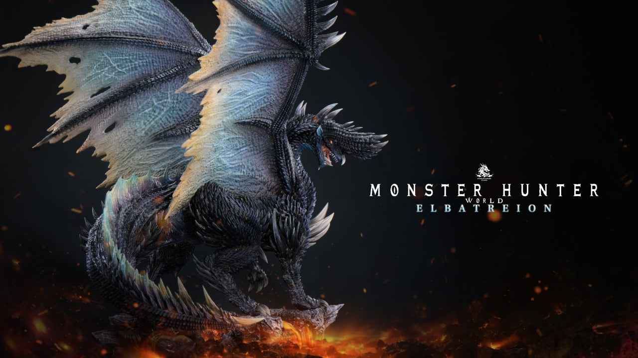 Monster Hunter Dragon Realm Studio Alatreon Resin Statue