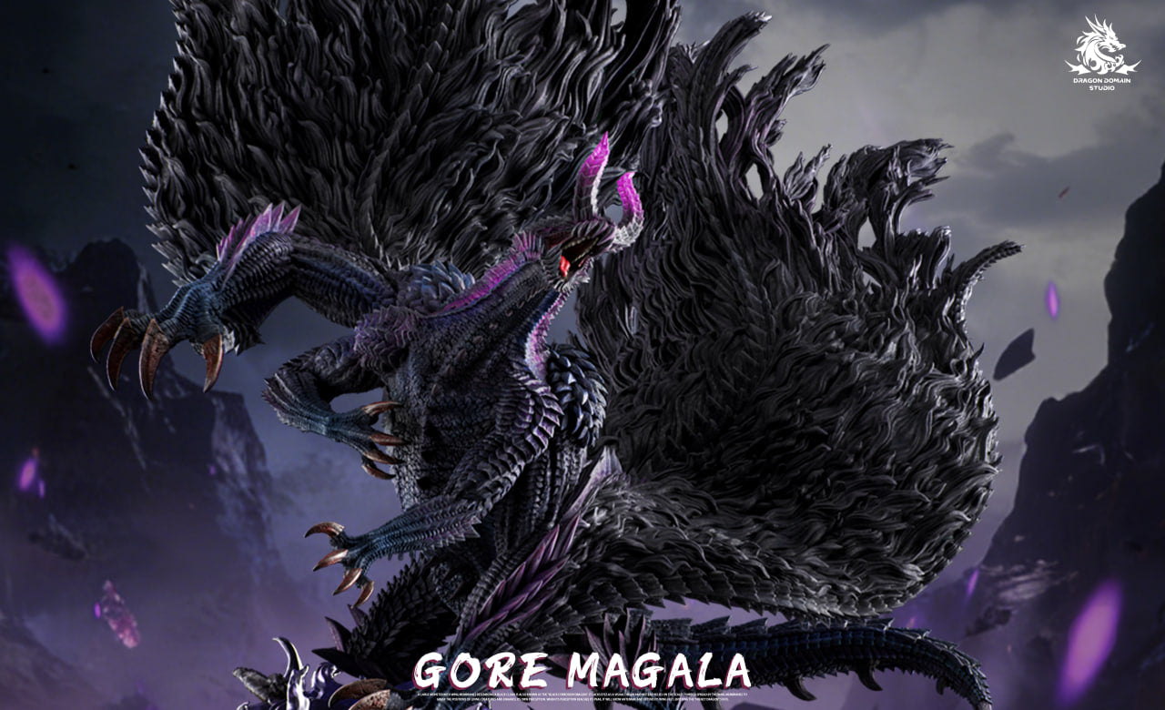 Monster Hunter Dragon Realm Studio Gore Magala Resin Statue