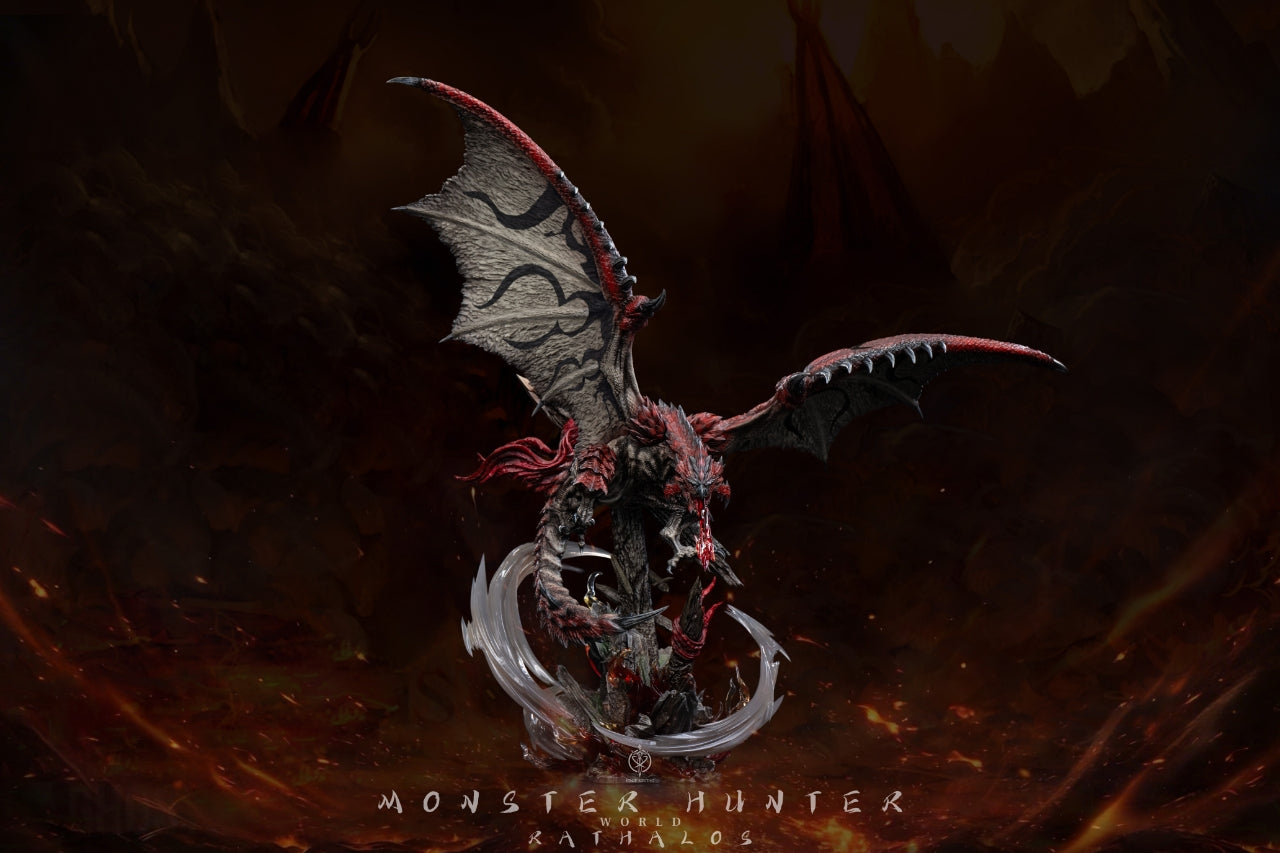 Monster Hunter Edge Studio Rathalos Resin Statue
