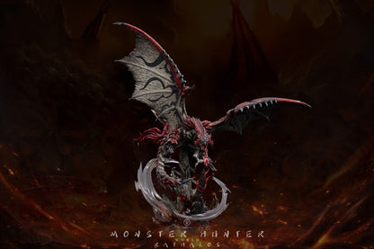 Monster Hunter Edge Studio Rathalos Resin Statue