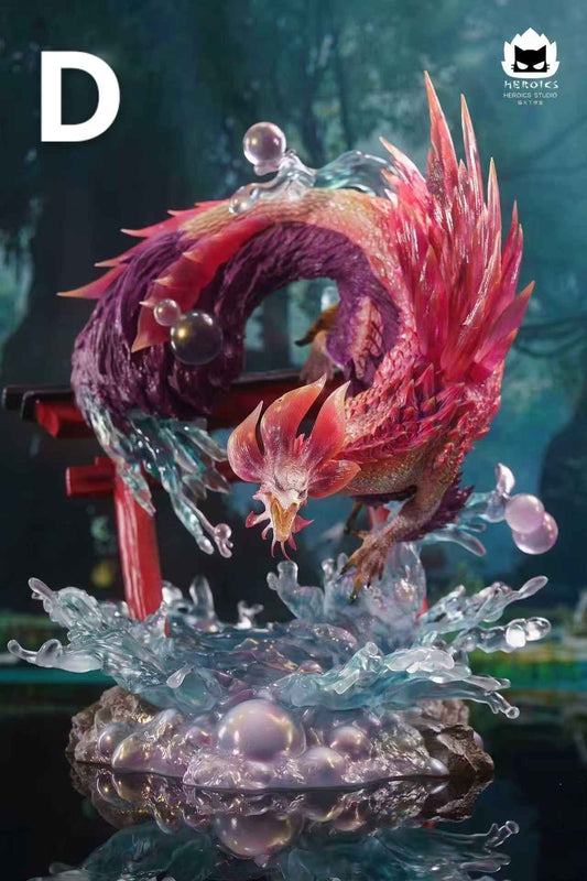 Monster Hunter Heroics Studio Mizutsune Resin Statue