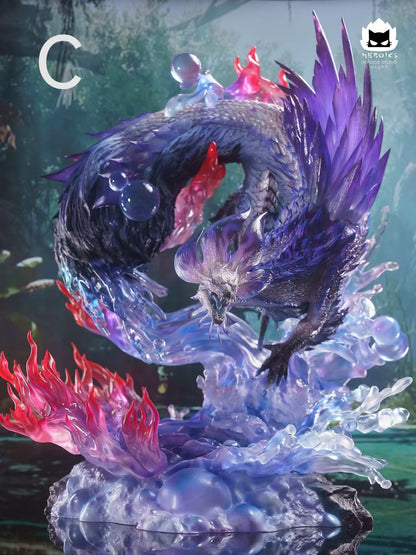 Monster Hunter Heroics Studio Mizutsune Resin Statue