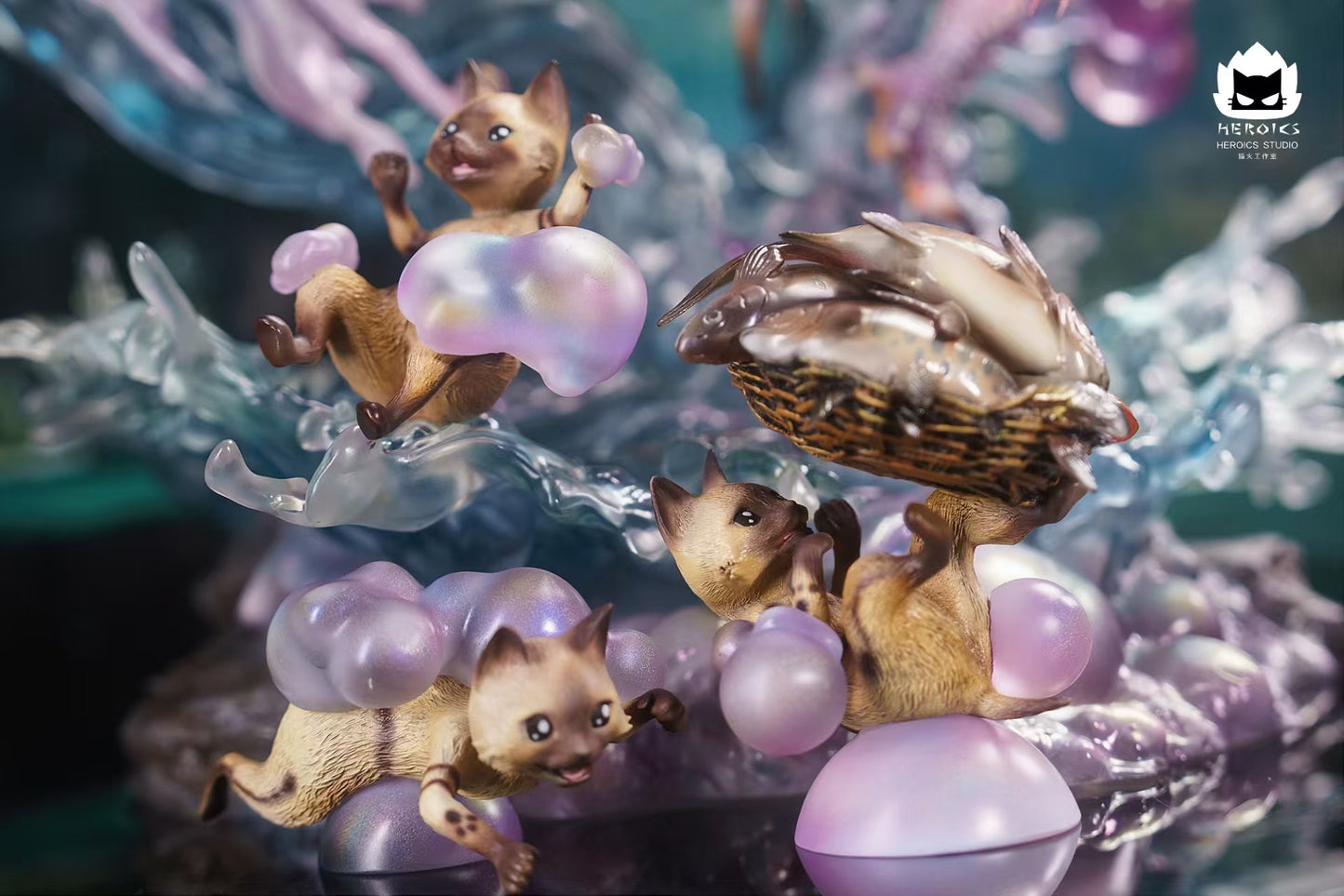 Monster Hunter Heroics Studio Mizutsune Resin Statue