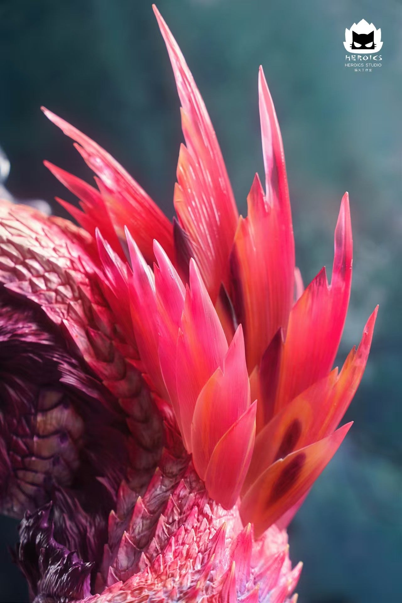 Monster Hunter Heroics Studio Mizutsune Resin Statue