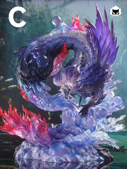 Monster Hunter Heroics Studio Mizutsune Resin Statue