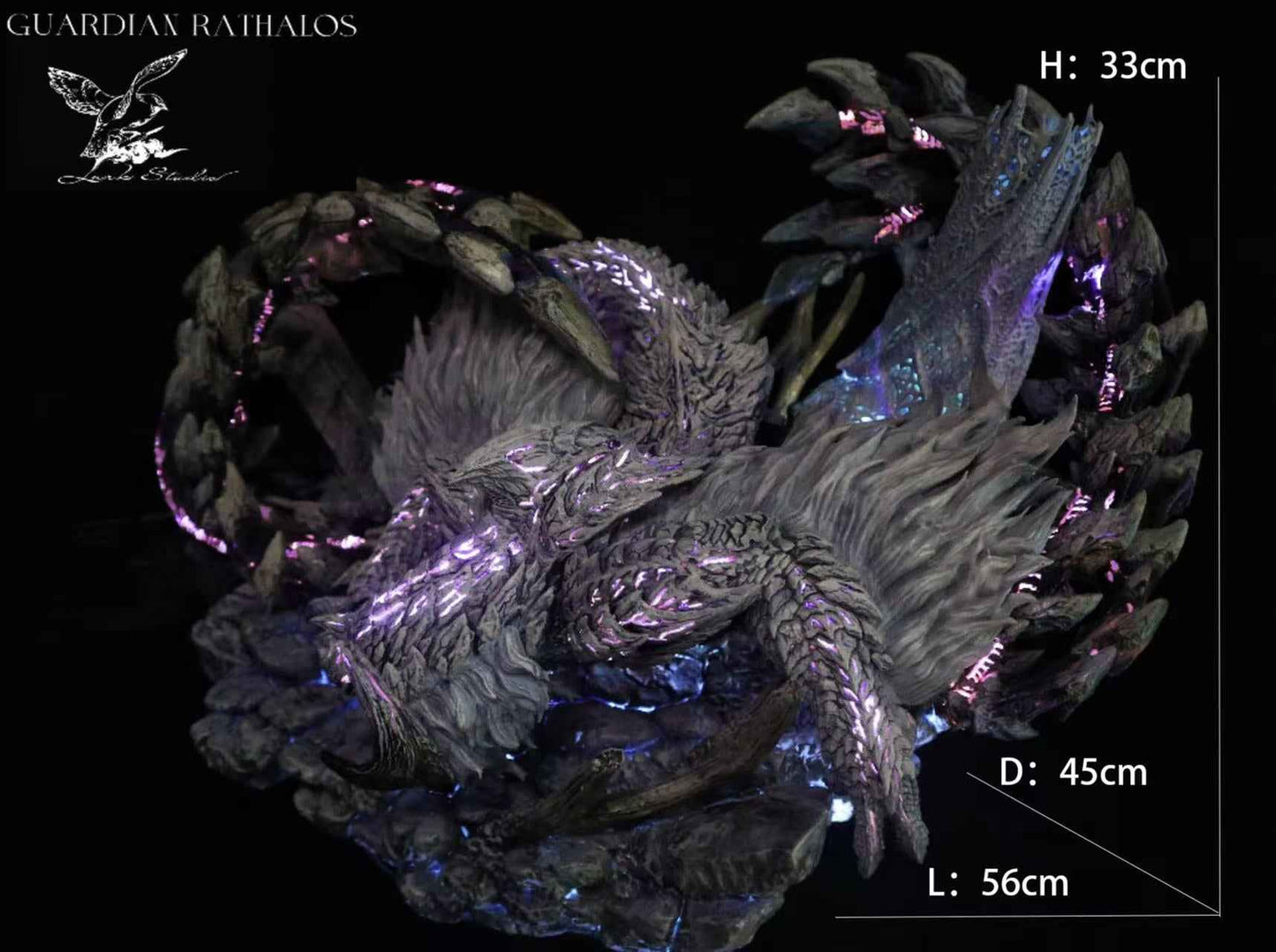 Monster Hunter Lark Studio Arkveld Resin Statue