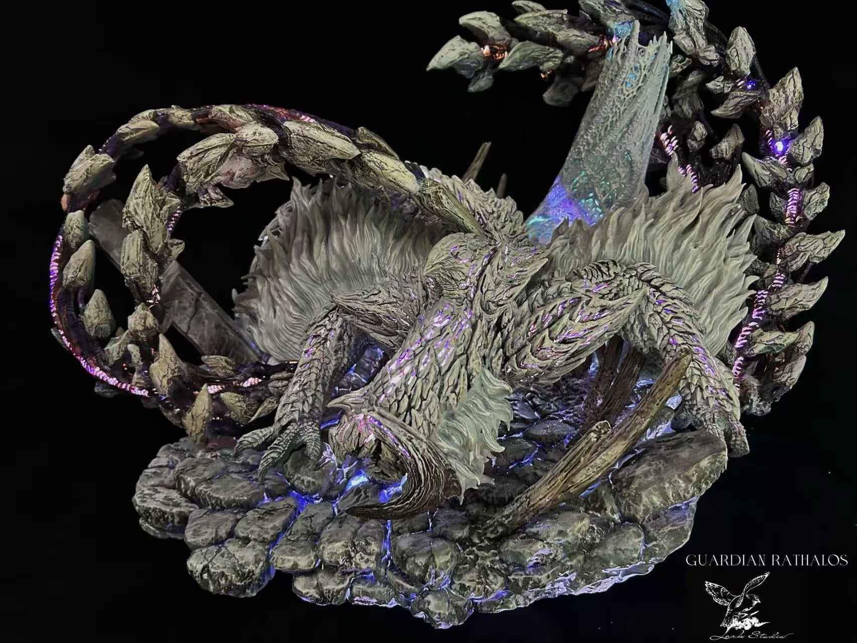 Monster Hunter Lark Studio Arkveld Resin Statue