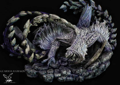 Monster Hunter Lark Studio Arkveld Resin Statue