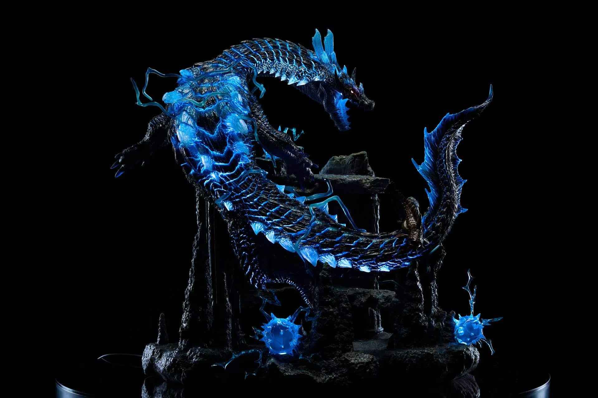 Monster Hunter Roaring Wild Studio Lagiacrus & Abyssal Lagiacrus Resin Statue