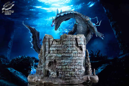 Monster Hunter Roaring Wild Studio Lagiacrus & Abyssal Lagiacrus Resin Statue