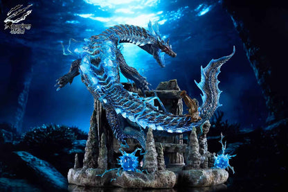 Monster Hunter Roaring Wild Studio Lagiacrus & Abyssal Lagiacrus Resin Statue