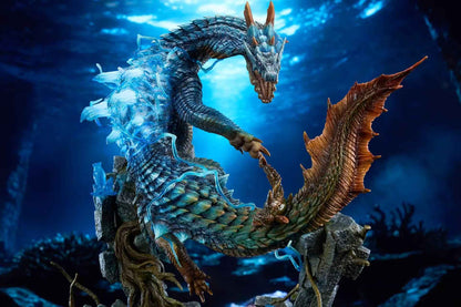 Monster Hunter Roaring Wild Studio Lagiacrus & Abyssal Lagiacrus Resin Statue