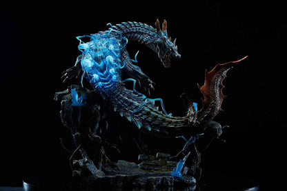 Monster Hunter Roaring Wild Studio Lagiacrus & Abyssal Lagiacrus Resin Statue