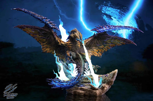 Monster Hunter Roaring Wild Studio Limited Rey Dau Resin Statue