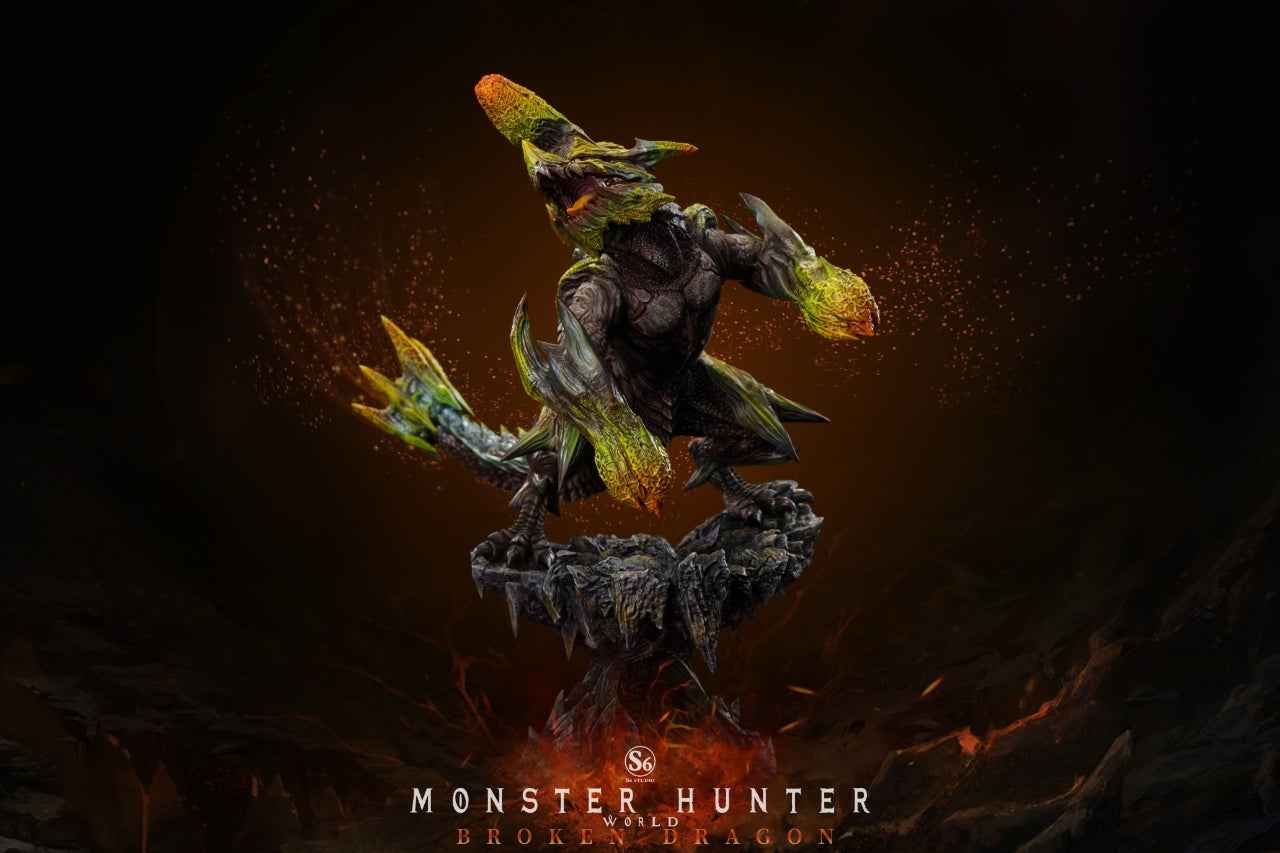 Monster Hunter S6 Studio Brachydios Broken Dragon Resin Statue