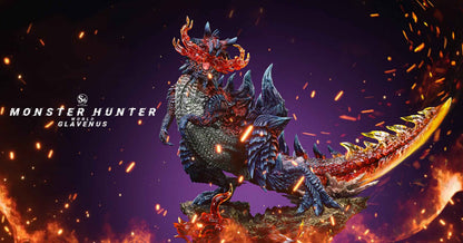 Monster Hunter S6 Studio Glavenus Resin Statue