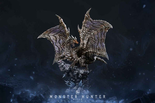 Monster Hunter S6 Studio Kushala Daora Steel Dragon Resin Statue
