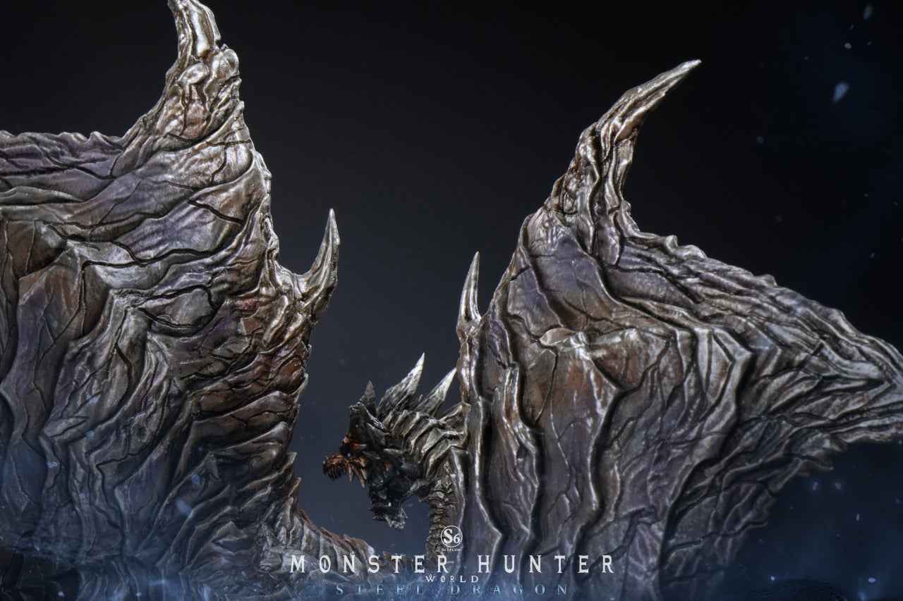Monster Hunter S6 Studio Kushala Daora Steel Dragon Resin Statue