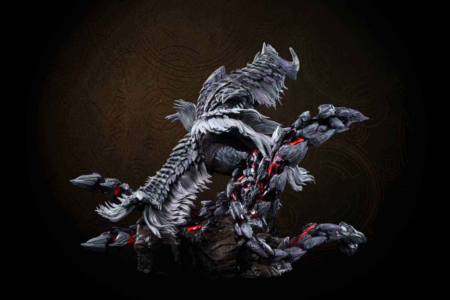 Monster Hunter Sword & Wing Studio & ACY Studio Rey Dau & Arkveld Resin Statue