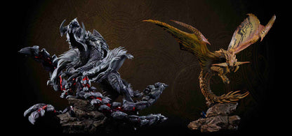 Monster Hunter Sword & Wing Studio & ACY Studio Rey Dau & Arkveld Resin Statue