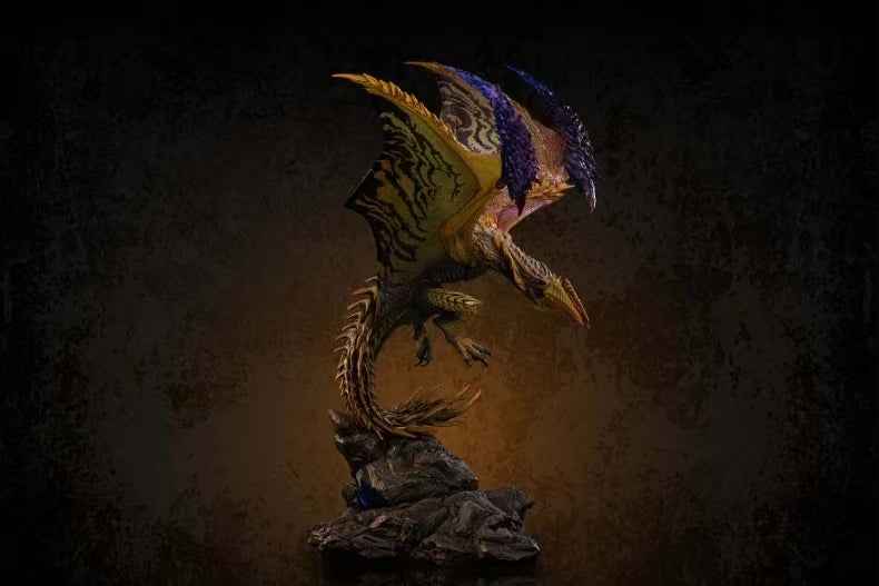 Monster Hunter Sword & Wing Studio & ACY Studio Rey Dau & Arkveld Resin Statue