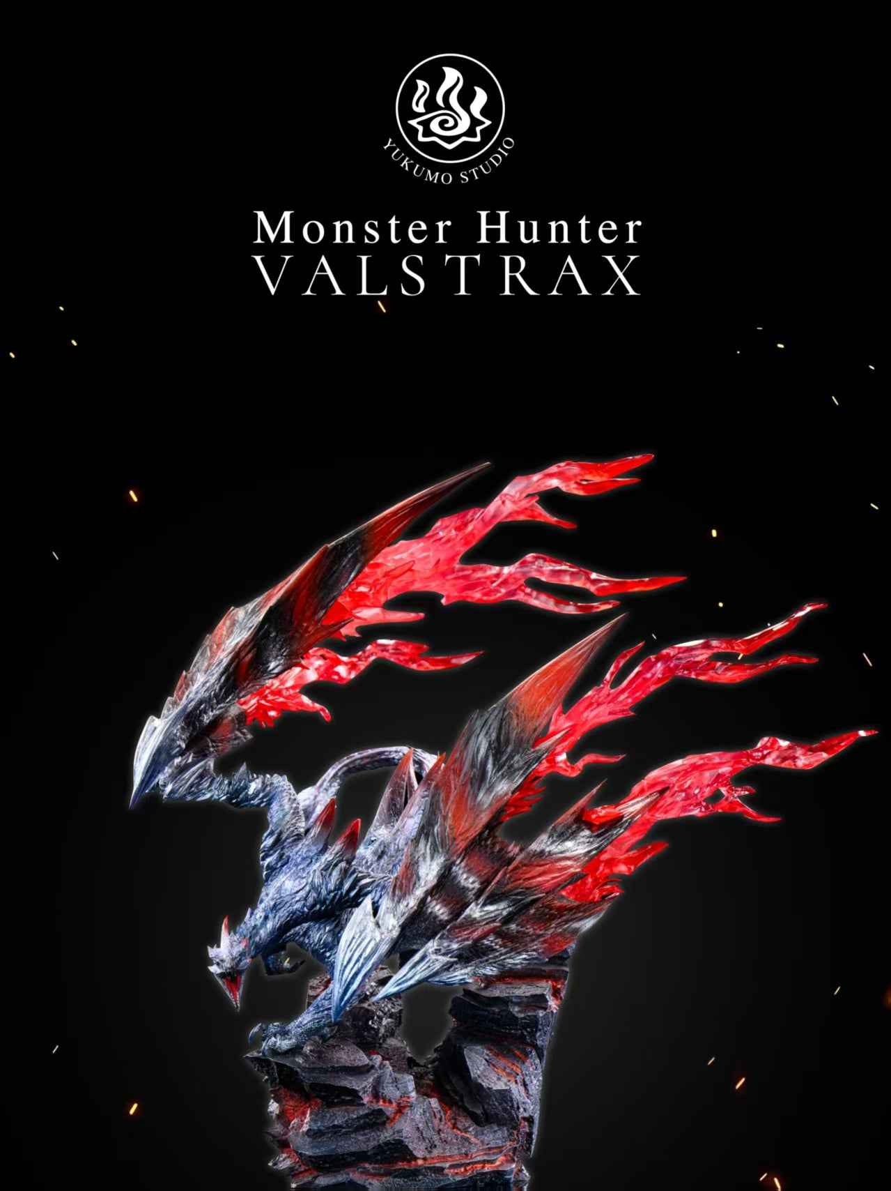 Monster Hunter Yukumo Studio Valstrax﻿ Resin Statue