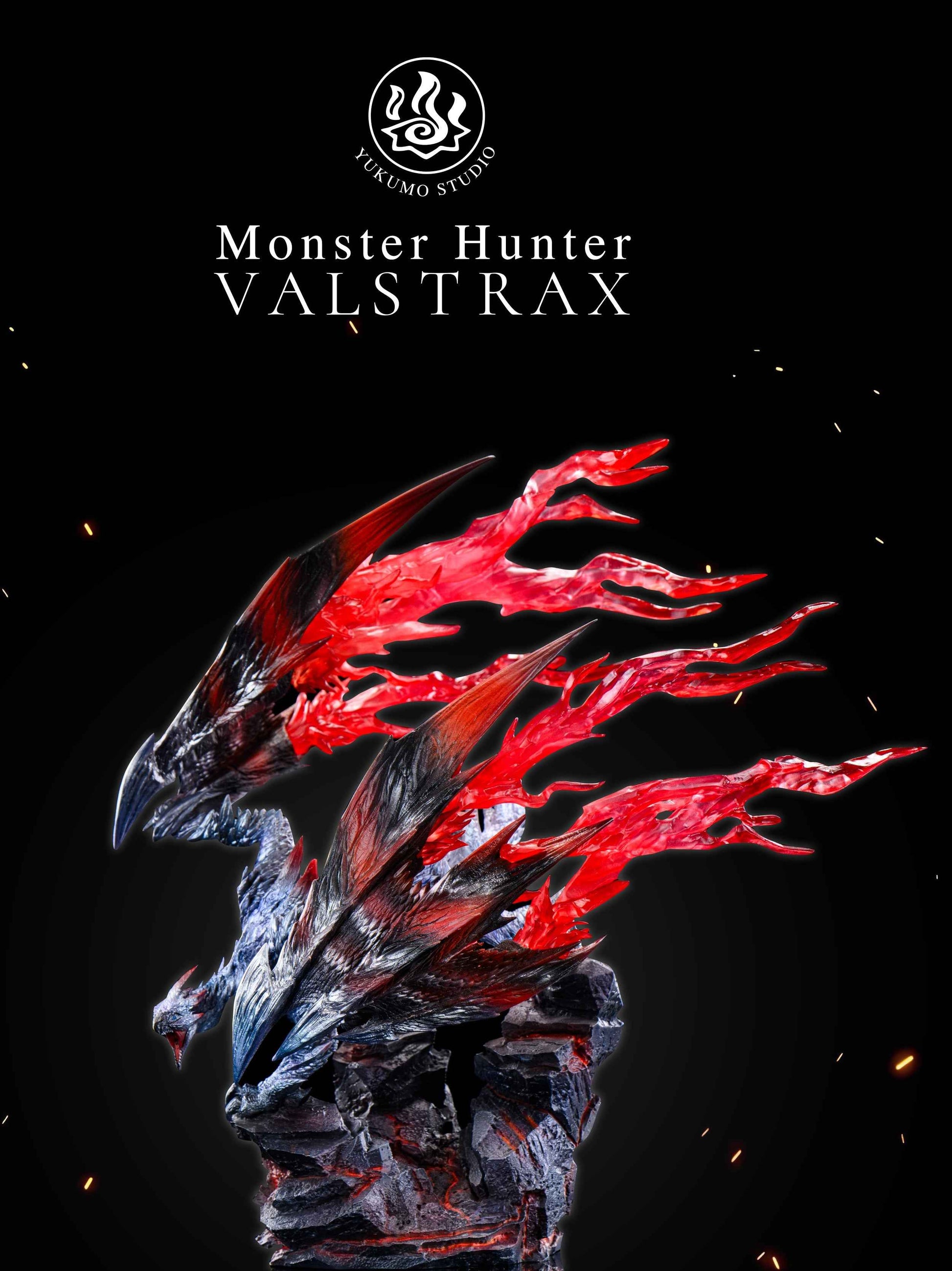 Monster Hunter Yukumo Studio Valstrax﻿ Resin Statue