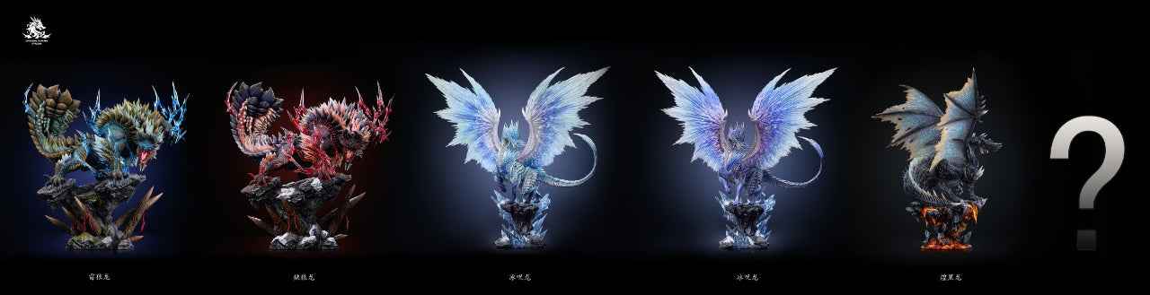 Monster Hunter Dragon Realm Studio Alatreon Resin Statue