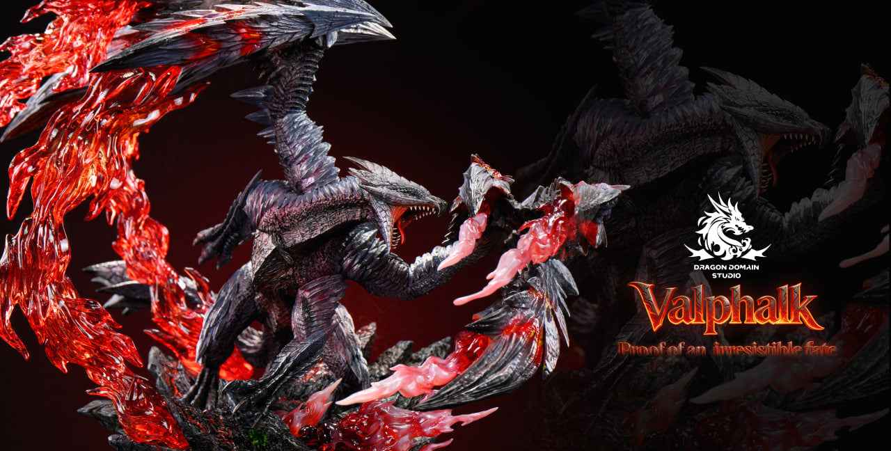Monster Hunter Dragon Realm Studio Valphalk Resin Statue