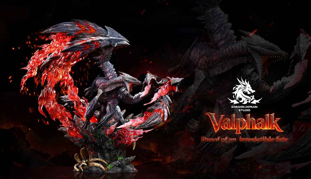 Monster Hunter Dragon Realm Studio Valphalk Resin Statue