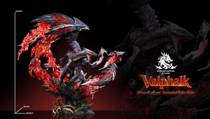 Monster Hunter Dragon Realm Studio Valphalk Resin Statue