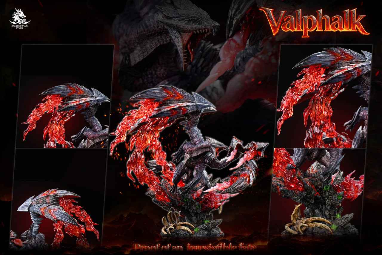 Monster Hunter Dragon Realm Studio Valphalk Resin Statue