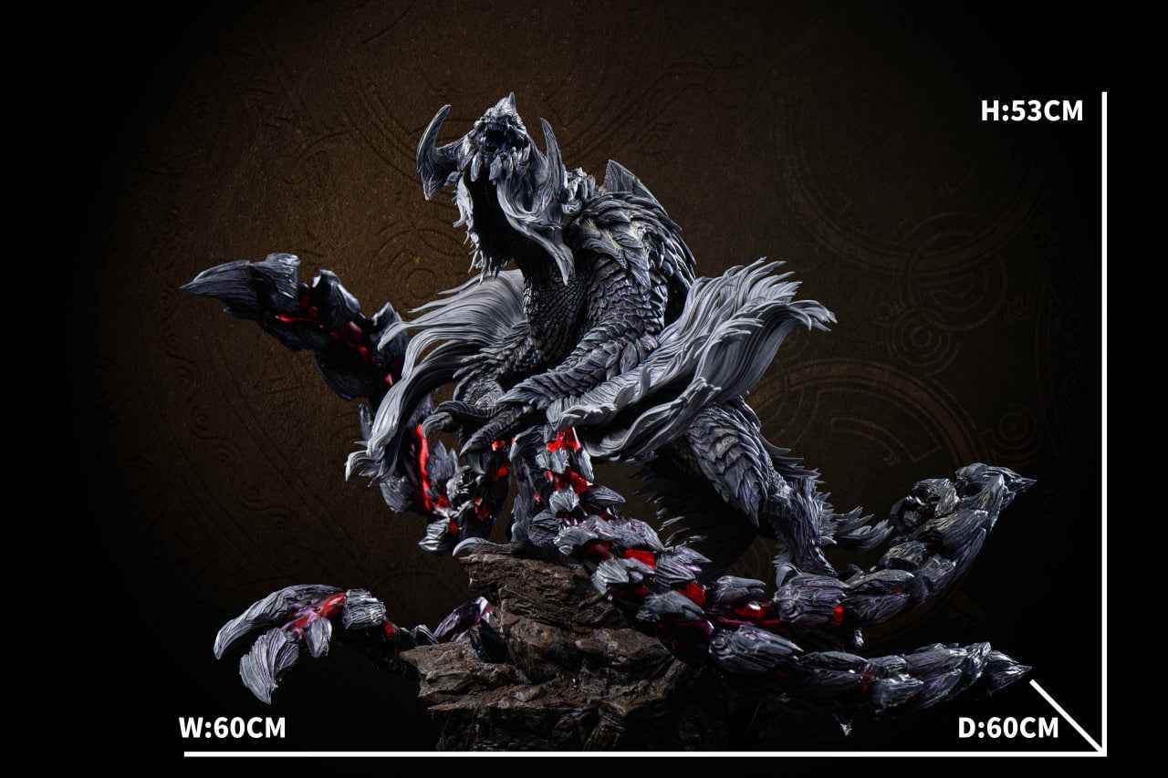 Monster Hunter Sword & Wing Studio & ACY Studio Rey Dau & Arkveld Resin Statue