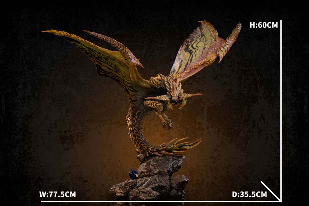 Monster Hunter Sword & Wing Studio & ACY Studio Rey Dau & Arkveld Resin Statue