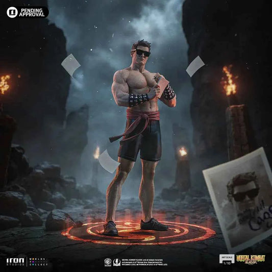 Mortal Kombat Iron Studio Johnny Cage Art Scale 1/10 Licensed Resin Statue