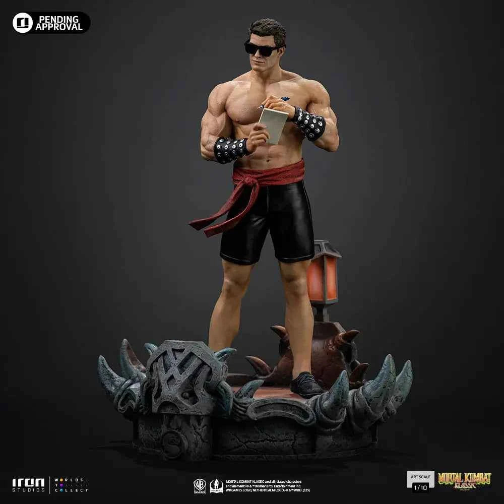 Mortal Kombat Iron Studio Johnny Cage Art Scale 1/10 Licensed Resin Statue