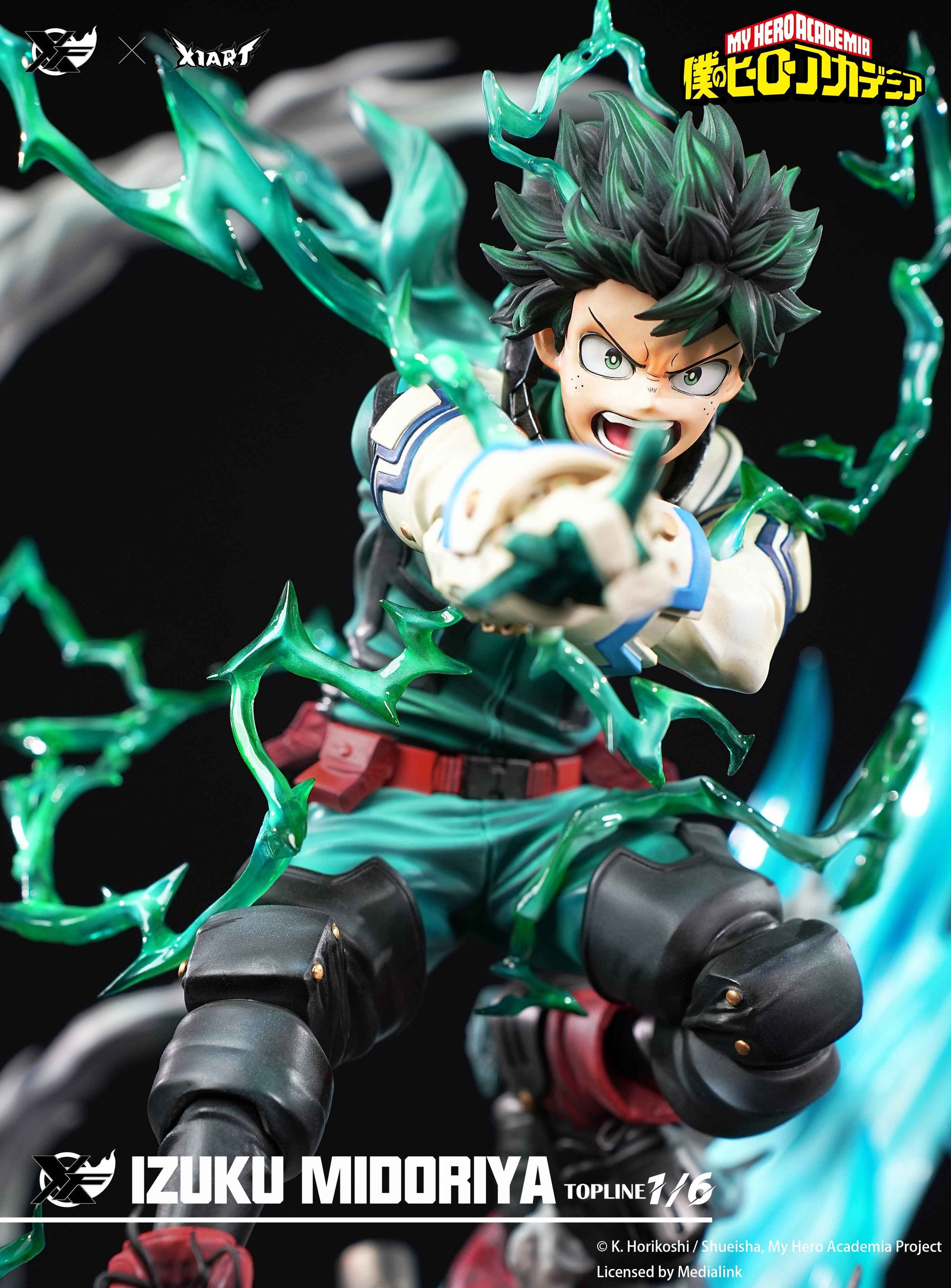 My Hero Academia XFire & X1ART Studio Izuku Midoriya  & Katsuki Bakugo Licensed Resin Statue