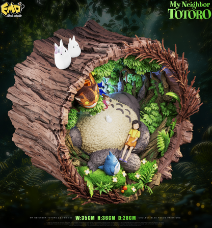 My Neighbor Totoro EMO Studio Totoro Sleeping Resin Statue