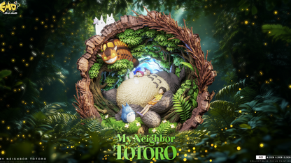 My Neighbor Totoro EMO Studio Totoro Sleeping Resin Statue